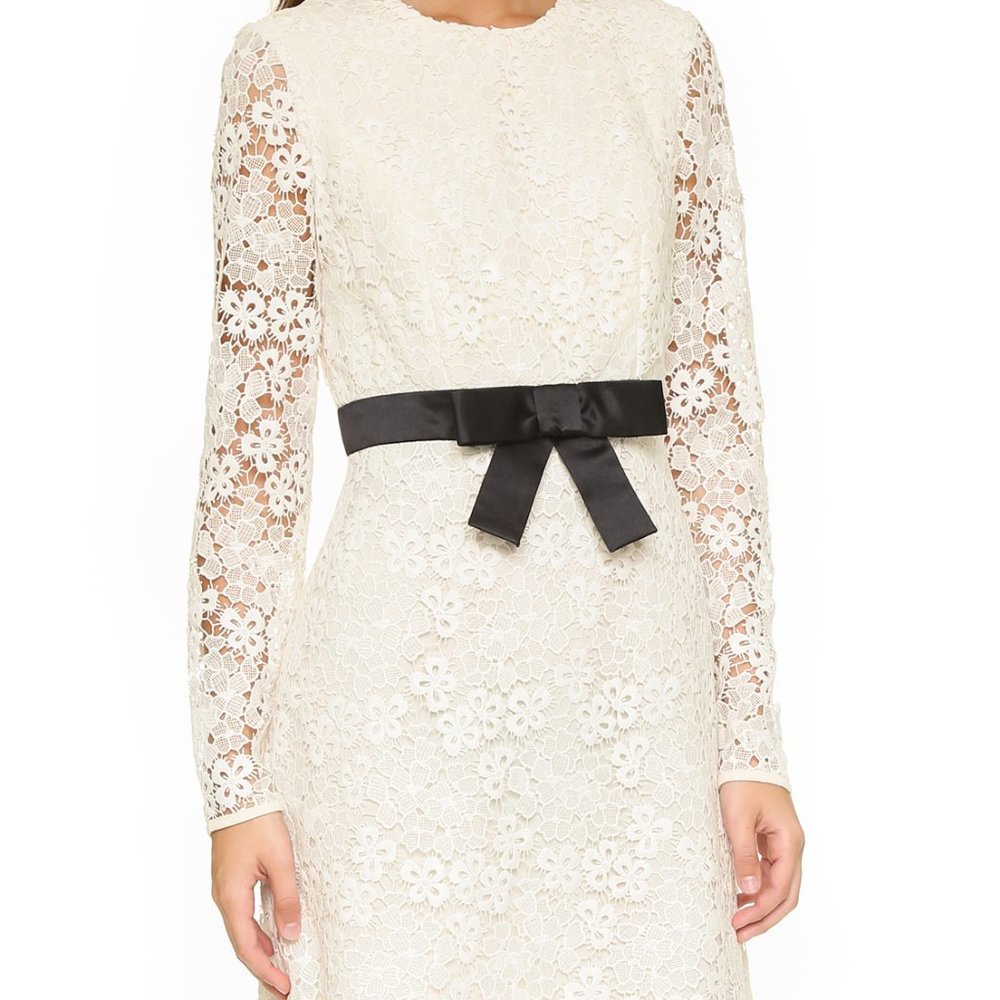 White Long Sleeve Cocktail Dress